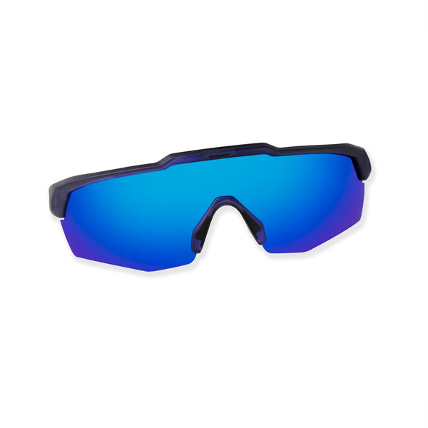Rebound Translucent Blue Frame Ice Blue Revo Lens Sports Sunglasses