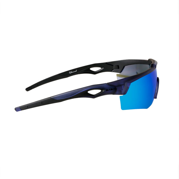 Rebound Translucent Blue Frame Ice Blue Revo Lens Sports Sunglasses