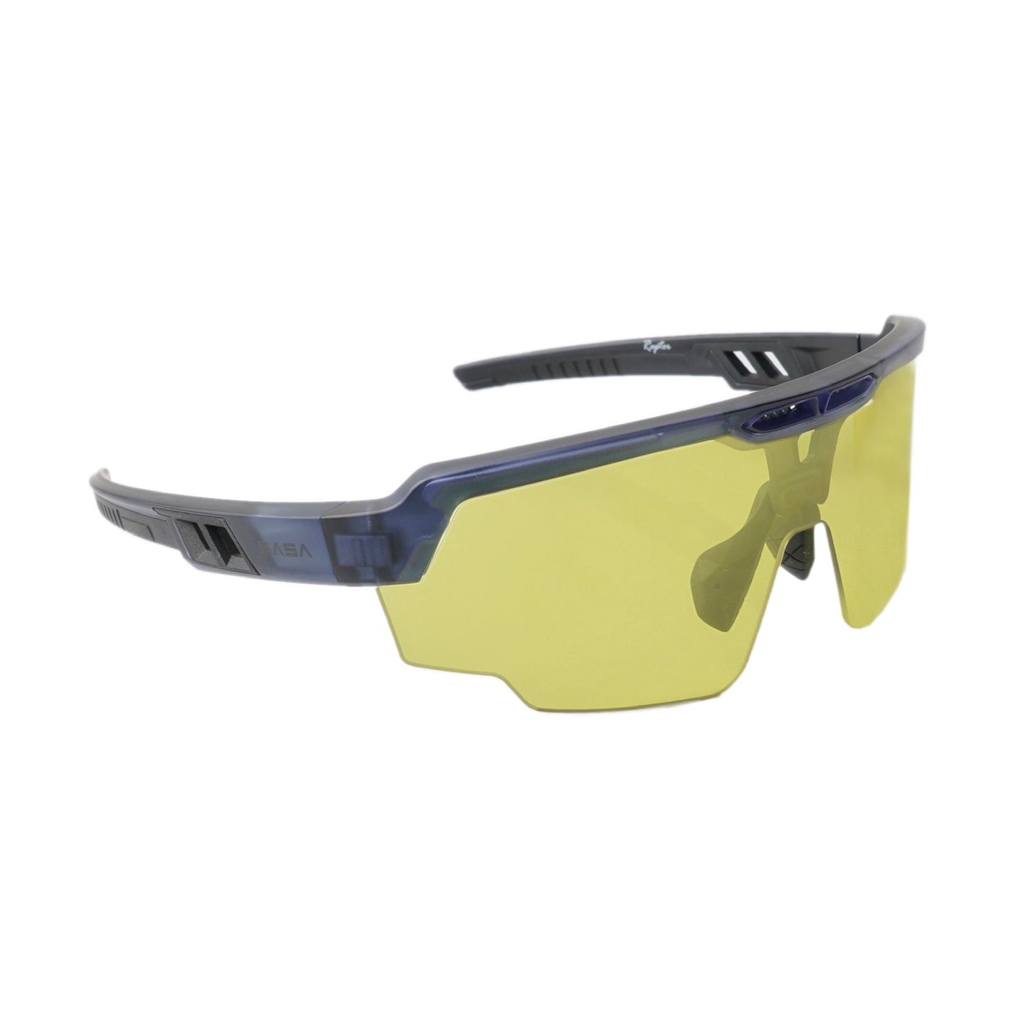 Raptor Translucent Blue Frame Night Vision Lens Sports Sunglasses for Cricket I Cycling I Marathon