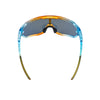 SASA Z Series Prismatic Blue / Orange Frame Red Revo Lens Sports Sunglasses