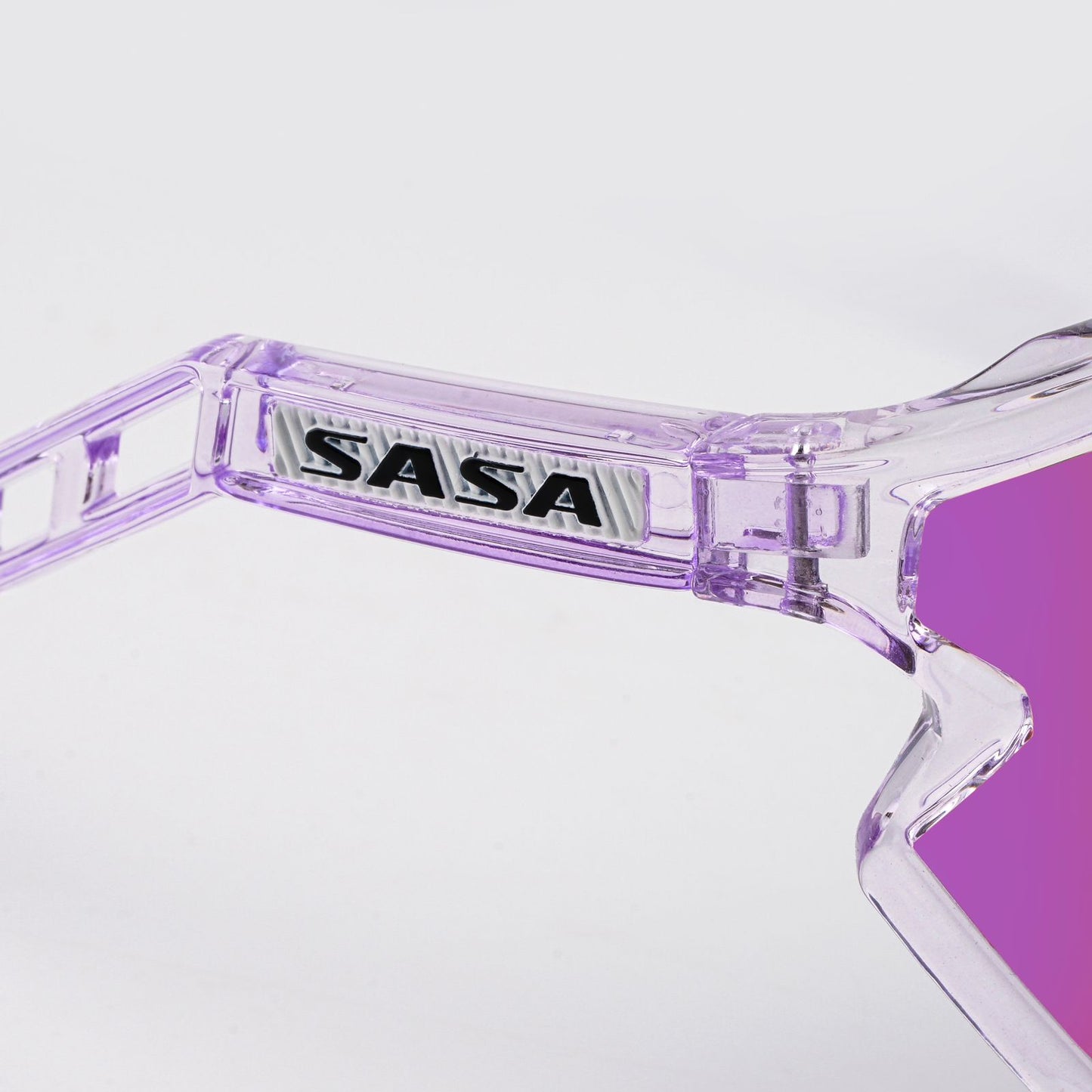 SASA Z Series Prismatic Purple Frame with Purple Revo Lens Sports Sunglasses