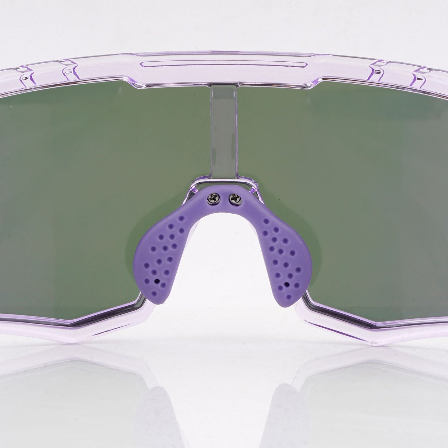 SASA Z Series Prismatic Purple Frame with Purple Revo Lens Sports Sunglasses