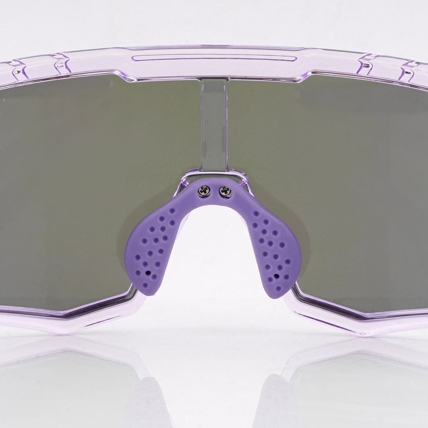 SASA Z Series Prismatic Purple Frame Red Revo Lens Sports Sunglasses