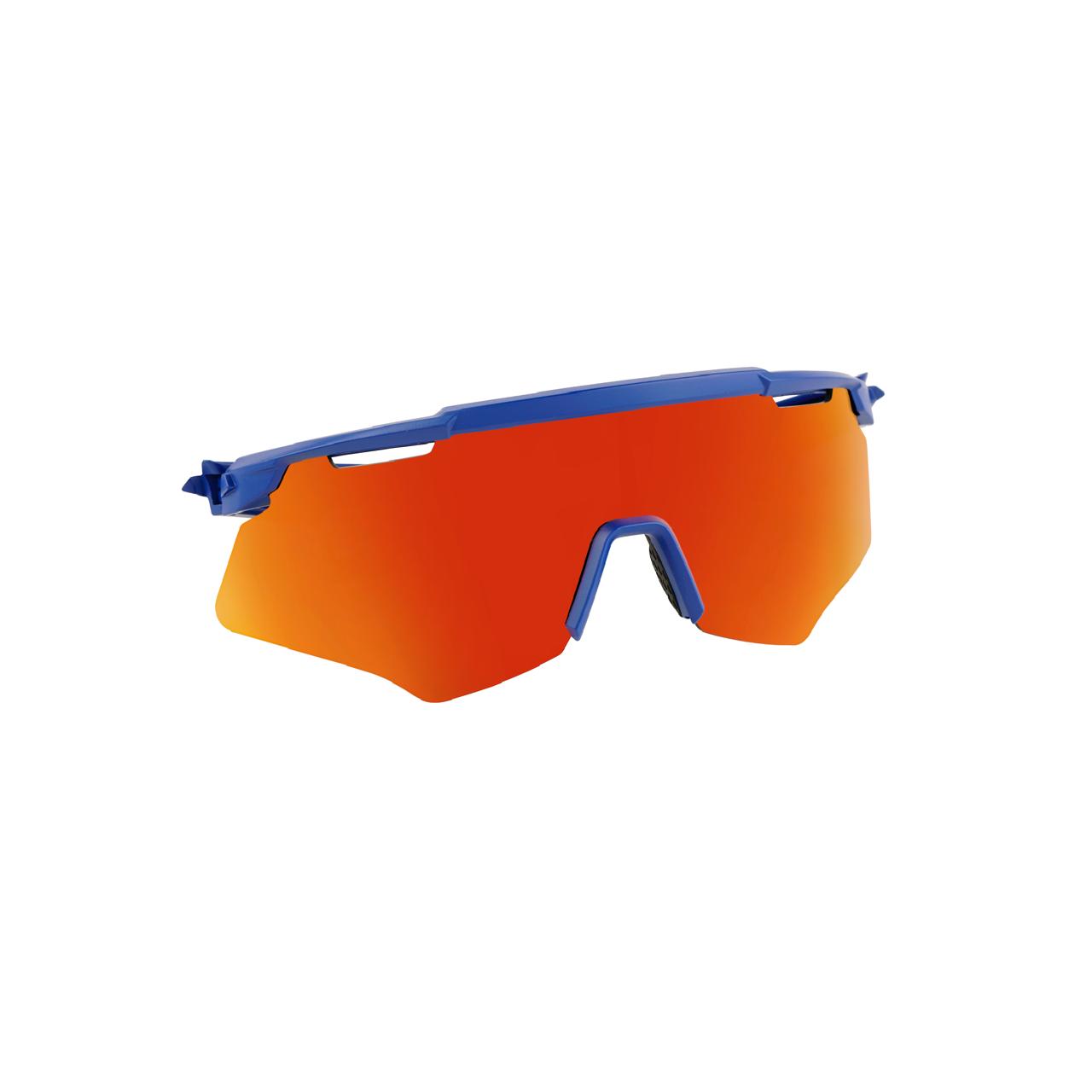 SASA M-Series Matte Navy Blue Frame with Red Revo Lens Sports Sunglasses