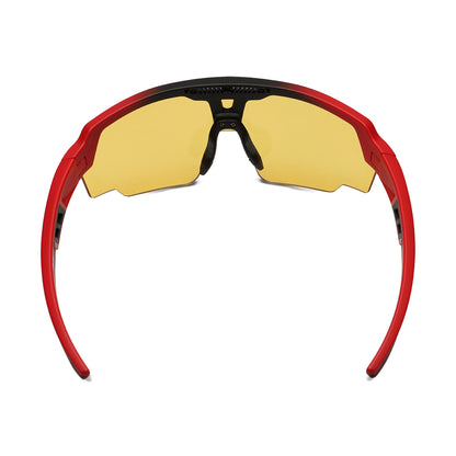 SASA Raptor Matte Red/Black Frame Night Vision Lens Sports Sunglasses