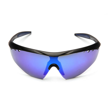 SASA Hawkeye Matte Black Frame Blue Revo Lens Sports Sunglasses