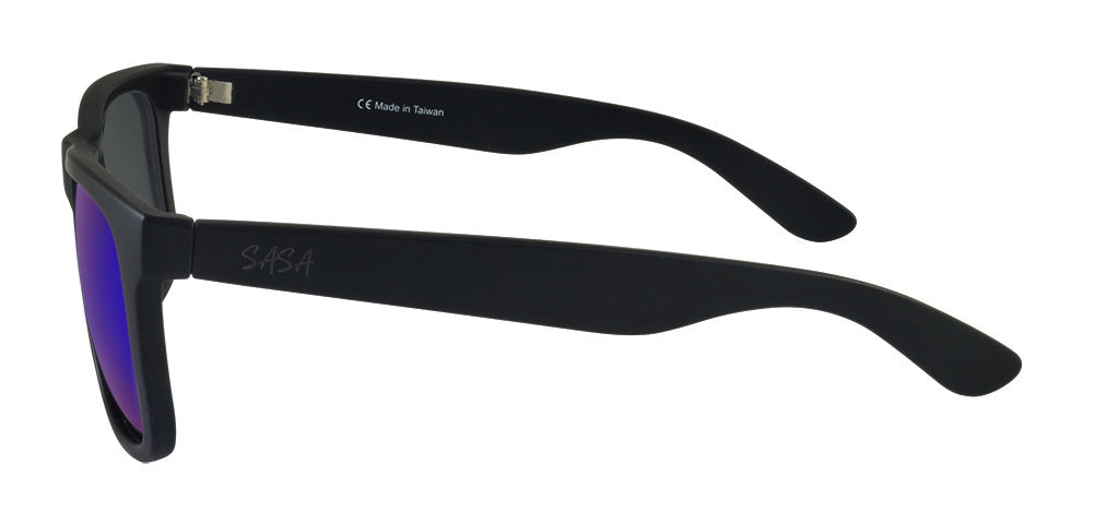 Wayfarer Sunglasses for Men | Black Frame Purple Lens