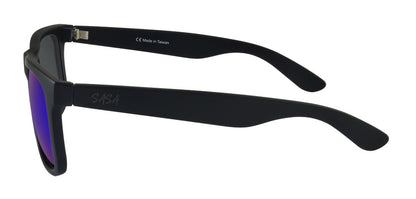 Wayfarer Sunglasses for Men | Black Frame Purple Lens
