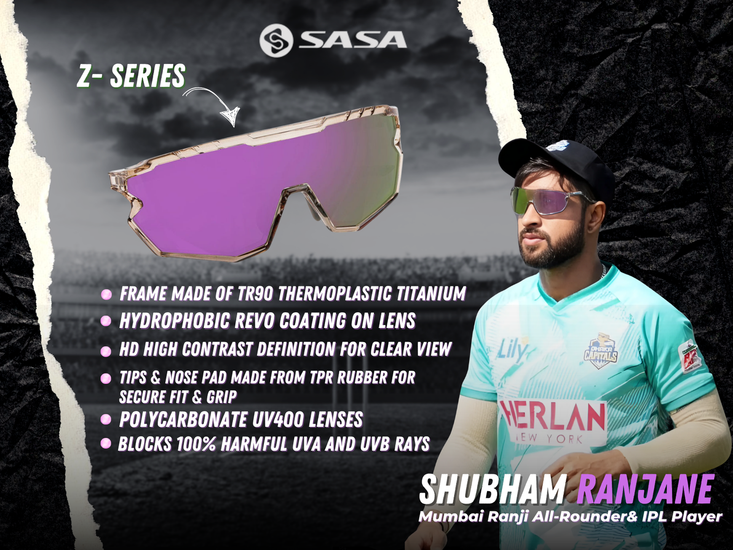 shubham ranjane wearing sasa z series mens sunglasses